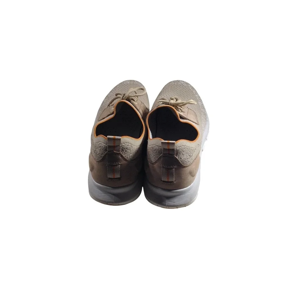 Johnston & Murphy ActivSole Men's Size 11.5 Beige‎ Low Top Knit Sneakers
